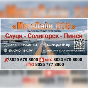 Маршрутка Слуцк - Пинск "Мегалайн 888"